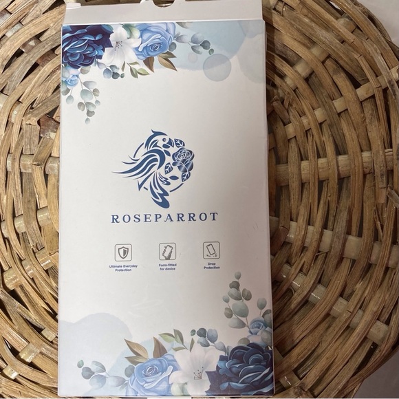 Roseparrot Pastel Peony Phone Case and Butterfly Ring Holder - Picture 3 of 9